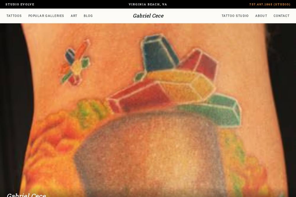 Gabriel Cece — live client site