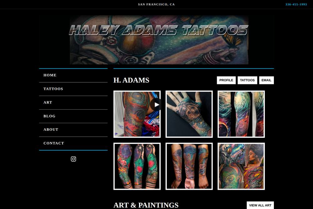 Haley Adams Tattoo — TattooNOW site